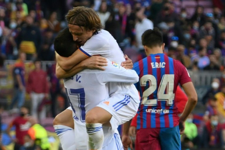 Real Madrid beat Barcelona 2-1 when they met in La Liga in October