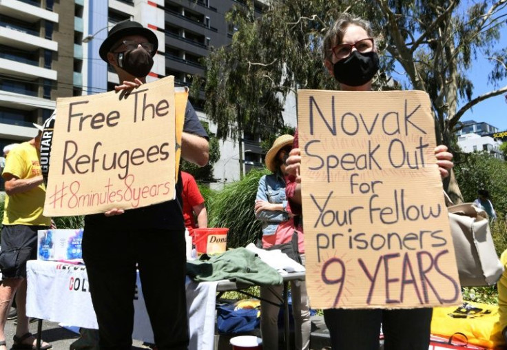 About 32 people held under Australia's stringent immigration policy, some of them for years