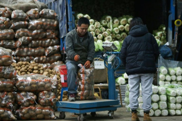 Consumer inflation in China nudged down in December 2021 on the back of easing food and energy costs