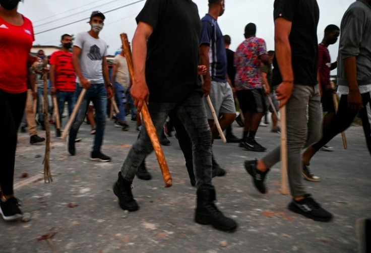 Rights group Cubalex said dozens of people were injured during the protests of July 11 and 12, 2021, and 1,355 were detained, of whom 719 remain behind bars