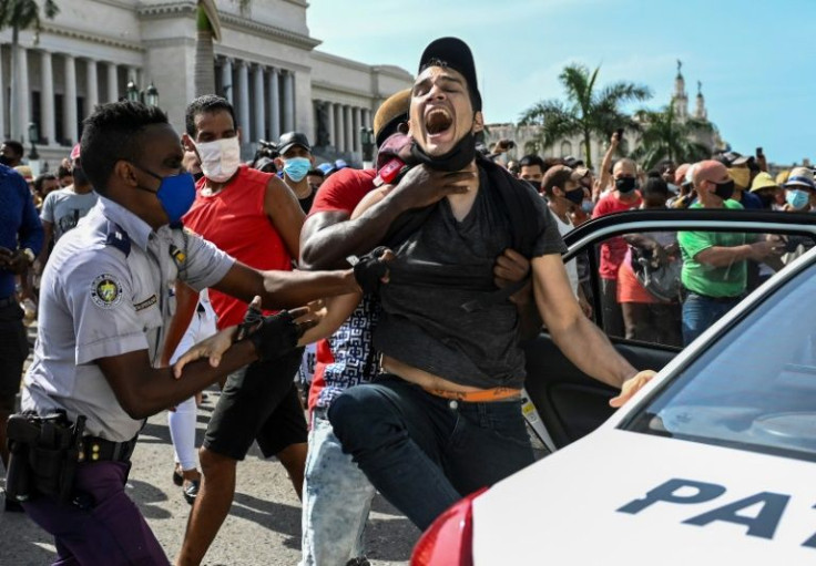 The Cuban protests were met by a regime clampdown which elicited global condemnation