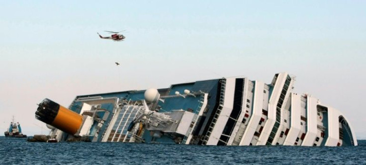 The Costa Concordia, carrying 4,229 people from 70 countries, ran aground while many passengers were at dinner