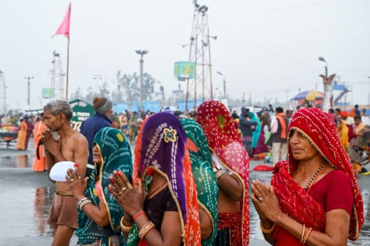 As many as three million people are expected to attend the Gangasagar Mela religious festival