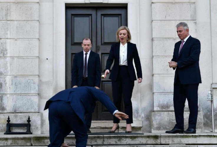 Sefcovic nearly took a tumble on an icy step as he arrived