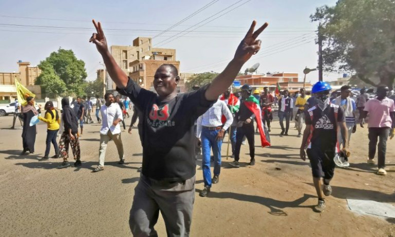 Demonstrations which converged from several parts of Khartoum came as the United Nations bid to facilitate talks between Sudanese factions
