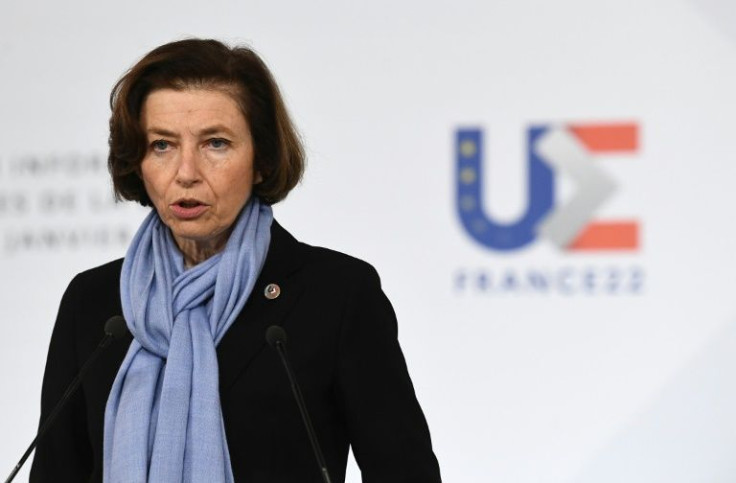 The French defence minister warned Russia of 'massive sanctions'