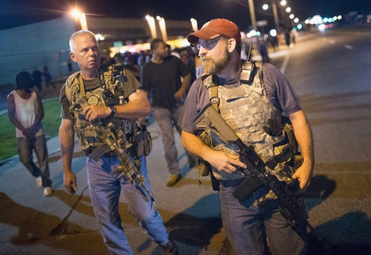 The far-right Oath Keepers group (members pictured in 2015) is only loosely organized around the belief that the federal government is growing too powerful and can be removed by force under certain conditions