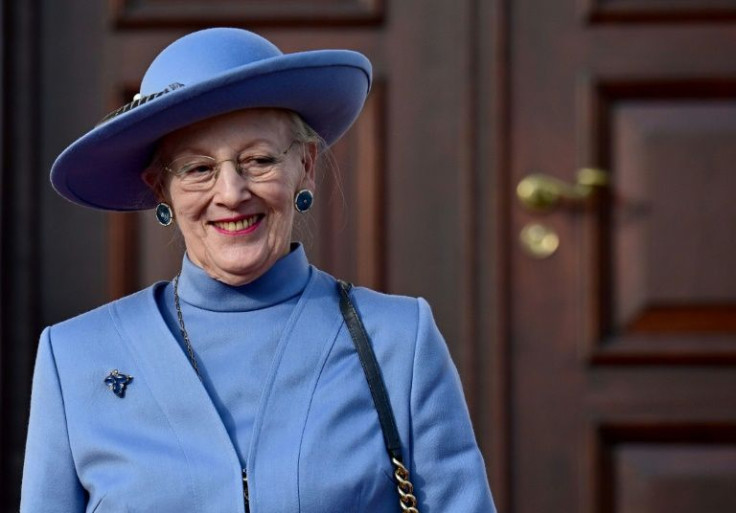 Queen Margrethe, with her trademark white-haired bun, is now the second longest-serving monarch in Danish history