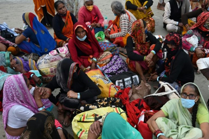 The ongoing coronavirus surge in India did not deter millions from travelling to Sagar Island for the festival