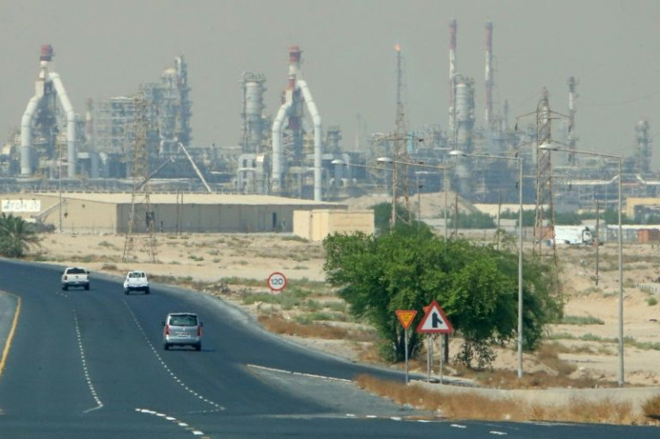 Mina Al-Ahmadi oil refinery seen in this October 2021 picture is Kuwait's largest