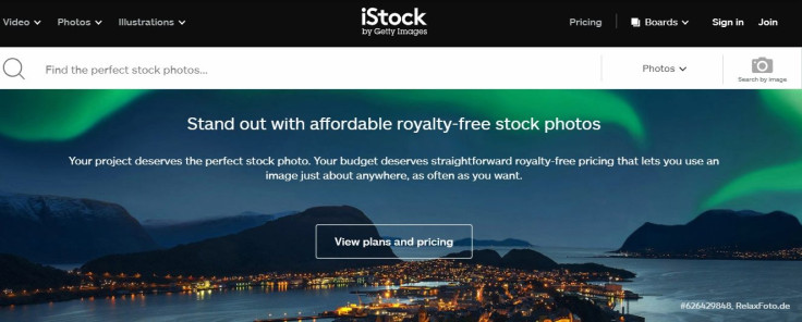 iStock offers curated and themed photos