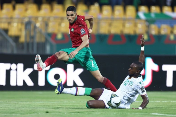 Achraf Hakimi and Morocco got the better of Comoros to qualify for the last 16 of the Africa Cup of Nations