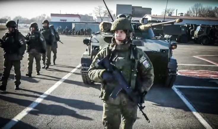 Russian troops are returniNg home after order was restored in Kazakhstan