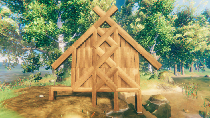 [Valheim] Adding snap points makes external wall decoration hassle-free