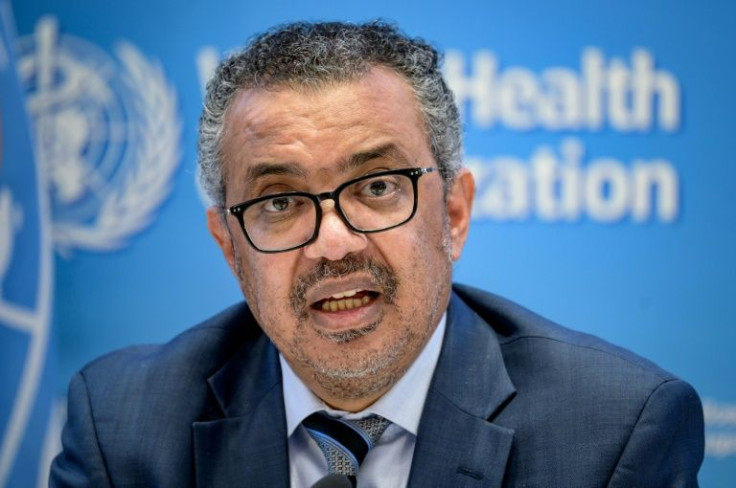 World Health Organization chief Tedros Adhanom Ghebreyesus, pictured in December 2021, has warned against dismissing the coronavirus Omicron variant as mild