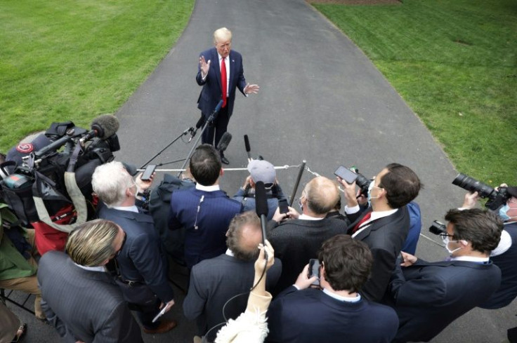 Donald Trump often insulted the media but often talked to journalists at length