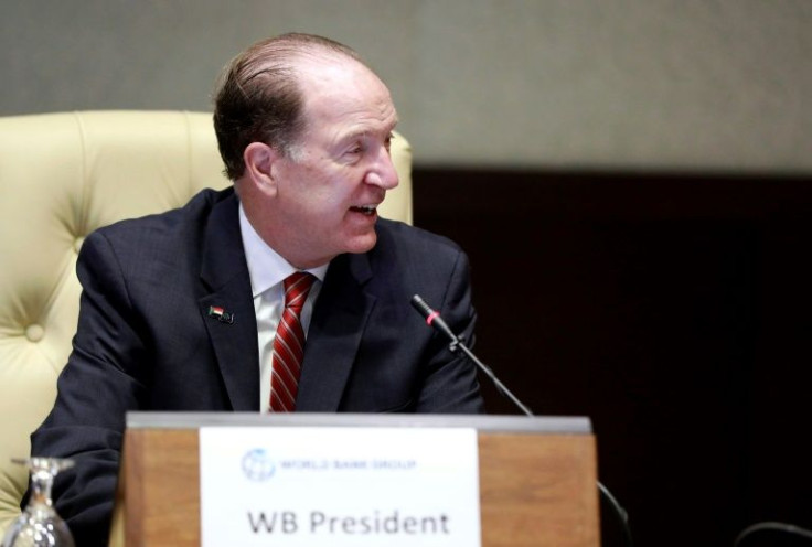 World Bank President David Malpass said debt payments poor countries need to make are "staggering" and debt loads are becoming unsustainable