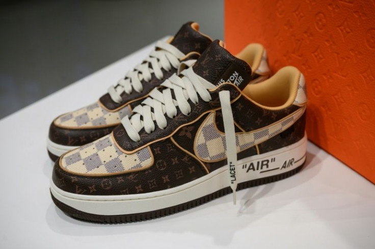 The Nike Air Force 1s are being auctioned at Sotheby's in New York