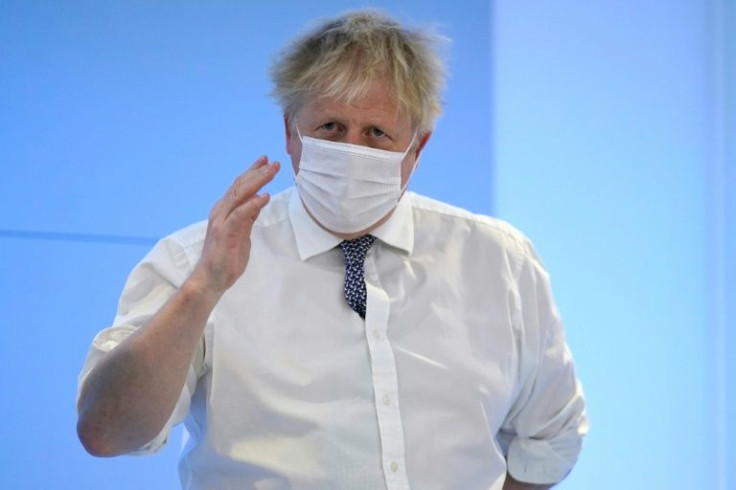During a visit to a medical clinic in southwest England, UK PM Boris Johnson said he'd heard "no evidence" to support the blackmail allegations