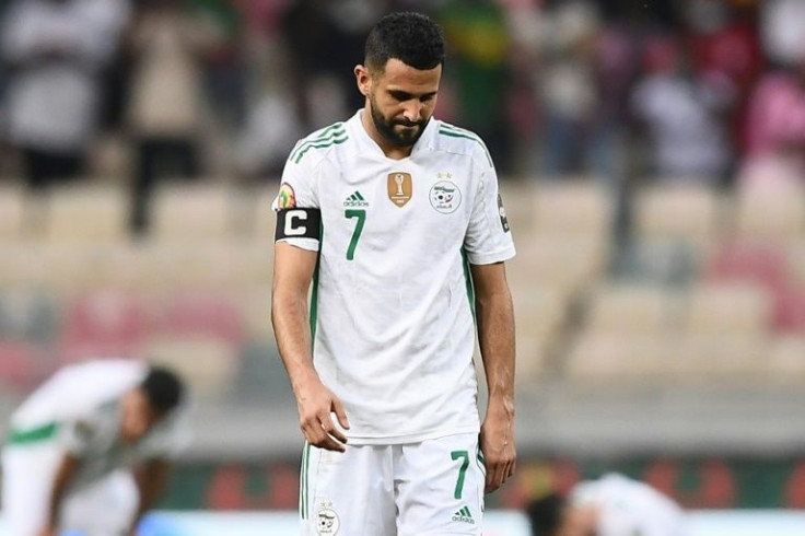 Riyad Mahrez missed a penalty as Algeria crashed out of the Africa Cup of Nations
