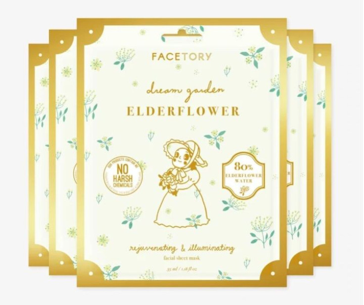 Facetory Dream Garden Elderflower Sheet Mask