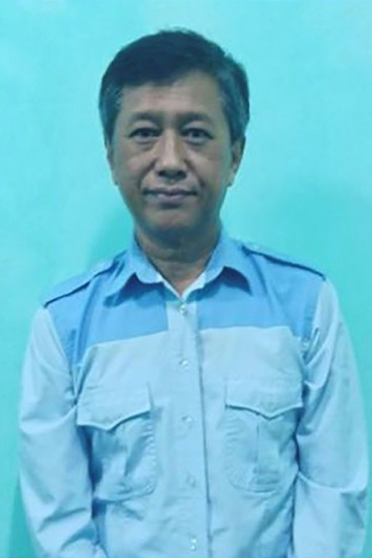 This photograph released by the Myanmarâs Military Information Team shows former lawmaker Maung Kyaw -- also known as Phyo Zeyar Thaw -- who had been accused of orchestrating attacks on regime forces