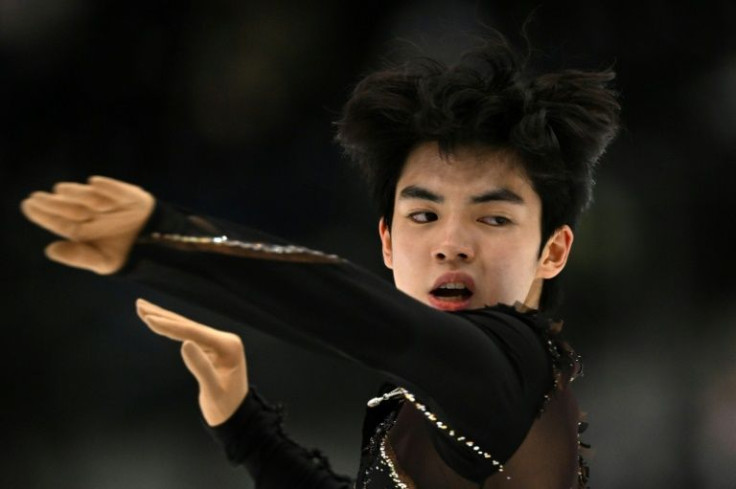 South Korea's Cha Jun-hwan Cha performs during the men's short programme at the ISU Four Continents Figure Skating Championships in Tallinn.