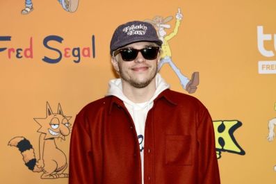 Comedian Pete Davidson seen at a festival in Los Angeles on December 6, 2021