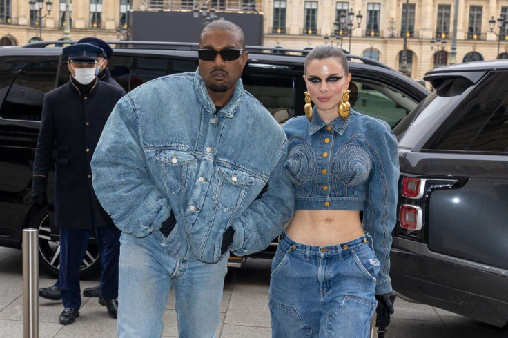 Kanye West and Julia Fox