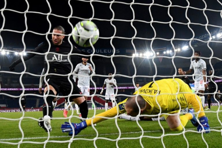 Sergio Ramos slams in his first Paris Saint-Germain goal