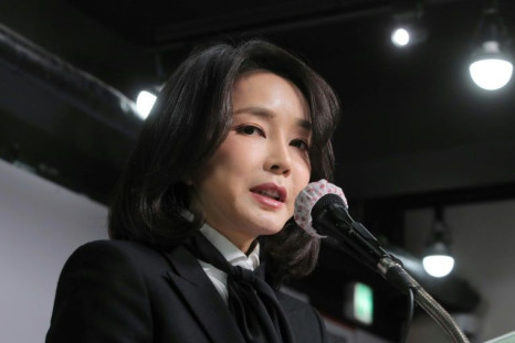 Kim Keon-hee, wife of South Korean People Power Party's presidential candidate Yoon Suk-yeol, has threatened to jail reporters critical of her husband in recorded comments