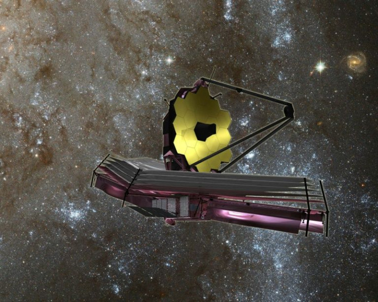 (FILES) In this file photo taken on August 30, 2007 this NASA artist's rendition shows the James Webb Space Telescope (JWST)