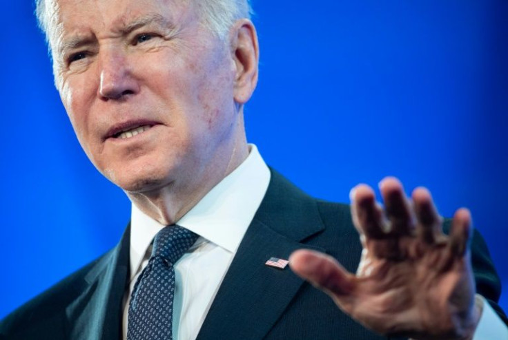 US President Joe Biden talked by video conference with European allies on the Ukraine crisis