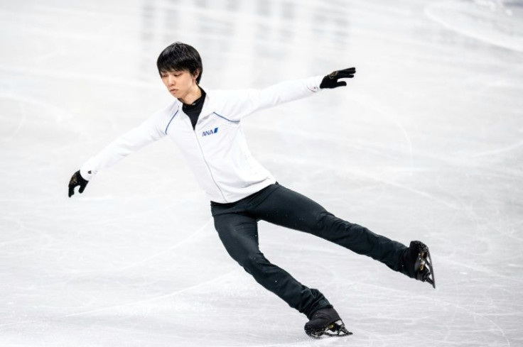 Hanyu is aiming to complete a hat-trick of Olympic titles at next month's Beijing Winter Games