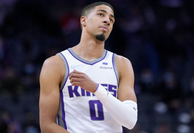 Tyrese Haliburton #0 of the Sacramento Kings