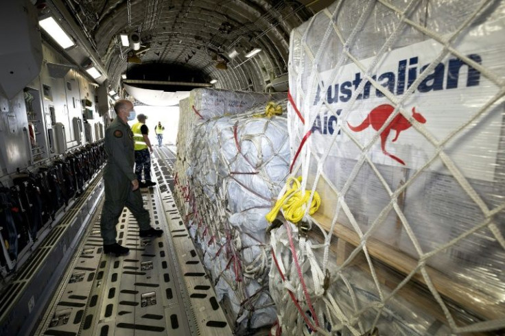 Australian relief supplies being sent to volcano-struck Tonga also carry concerns of potential coronavirus infections among the previously isolated populace