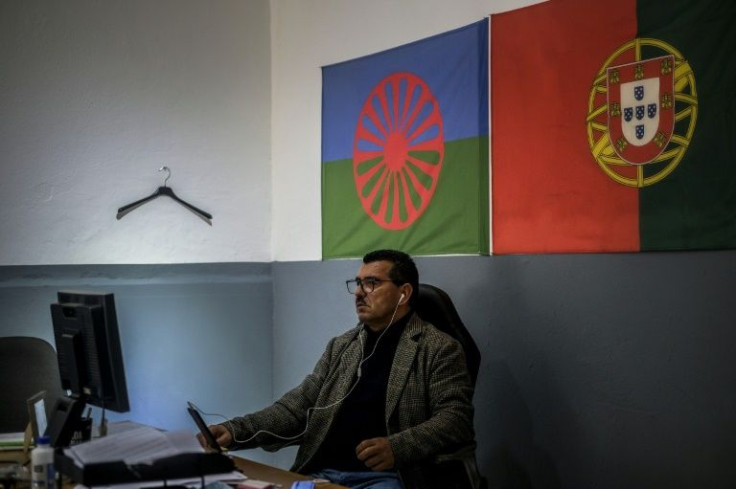 Restarant owner Jose Fernandes is president of Techari association which supports of the 4,000 Roma who live in the town of Loures