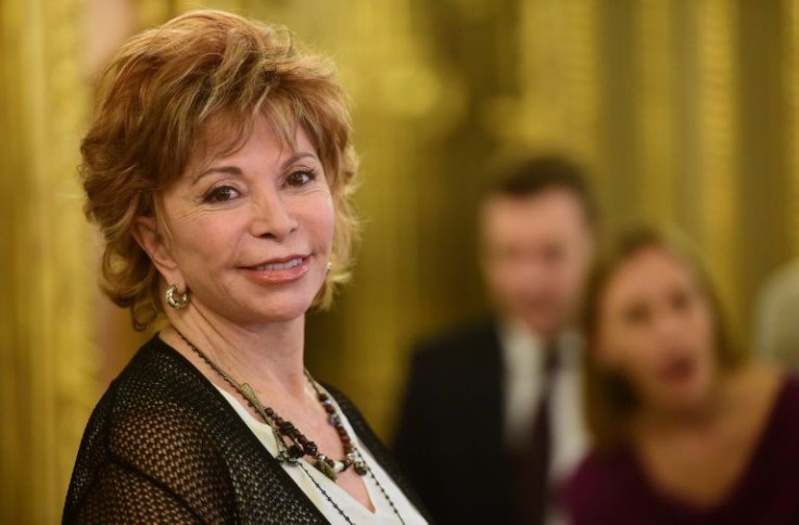 Chilean writer Isabel Allende, pictured as she presented one of her many books in Madrid on October 13, 2015, is welcoming a new political era in Chile with open arms