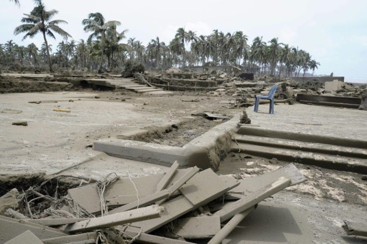 An estimated 85 percent of Tonga's population has been affected by the eruption of the nearby Hunga Tonga-Hunga Haâapai volcano