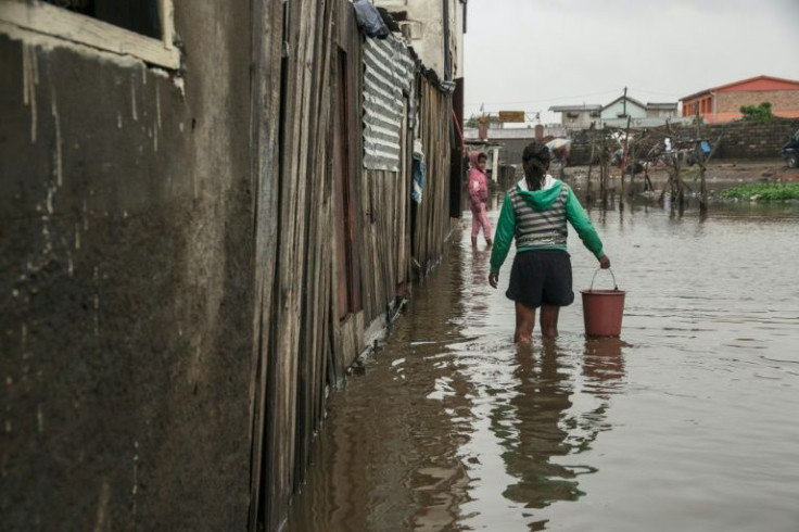 Floods swept through exposed neighbourhoods in Antananarivo
