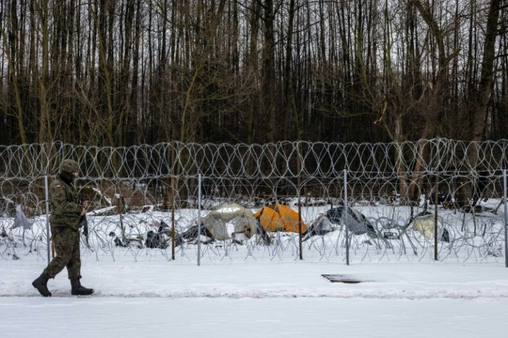 Poland in September banned media and aid groups from the immediate border area citing security reasons, and put up razor wire and deployed soldiers