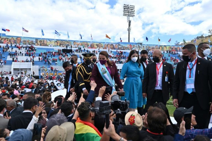 President Xiomara Castro has vowed to fight corruption, crime and poverty