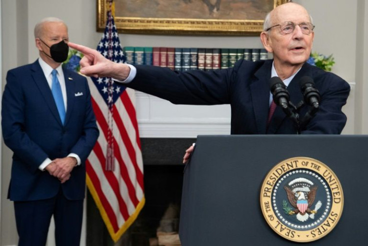 US Supreme Court Justice Stephen Breyer announces his retirement alongside US President Joe Biden