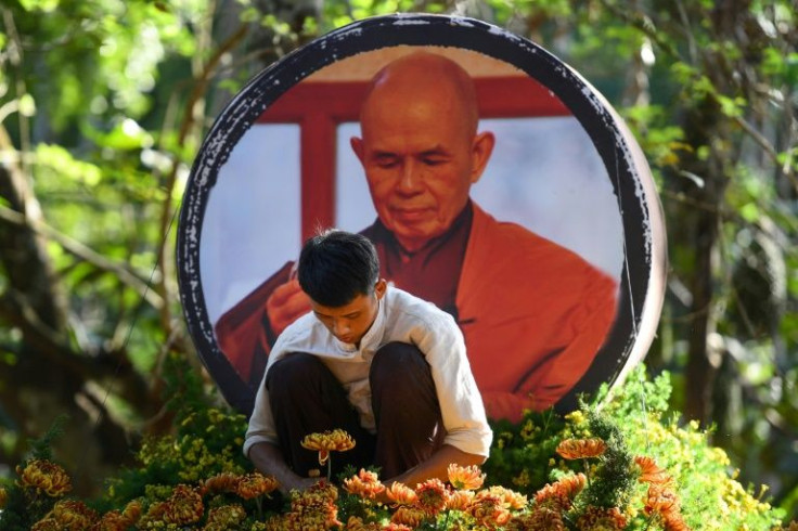 Thich Nhat Hanh, who was credited with bringing mindfulness to the West, died aged 95