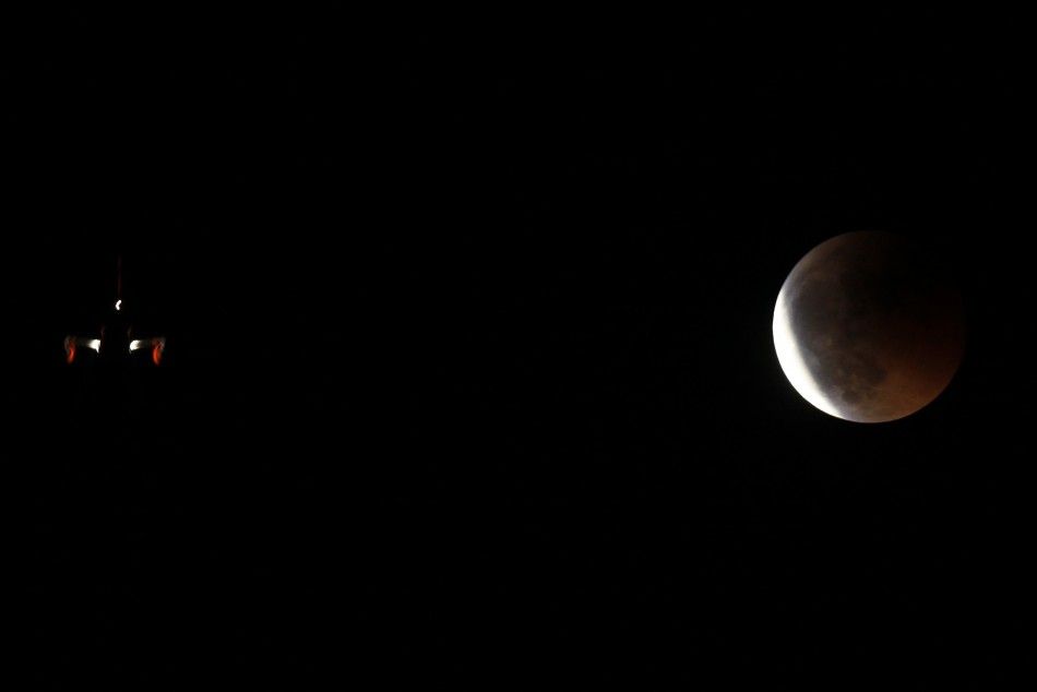 total lunar eclipse in Malaga