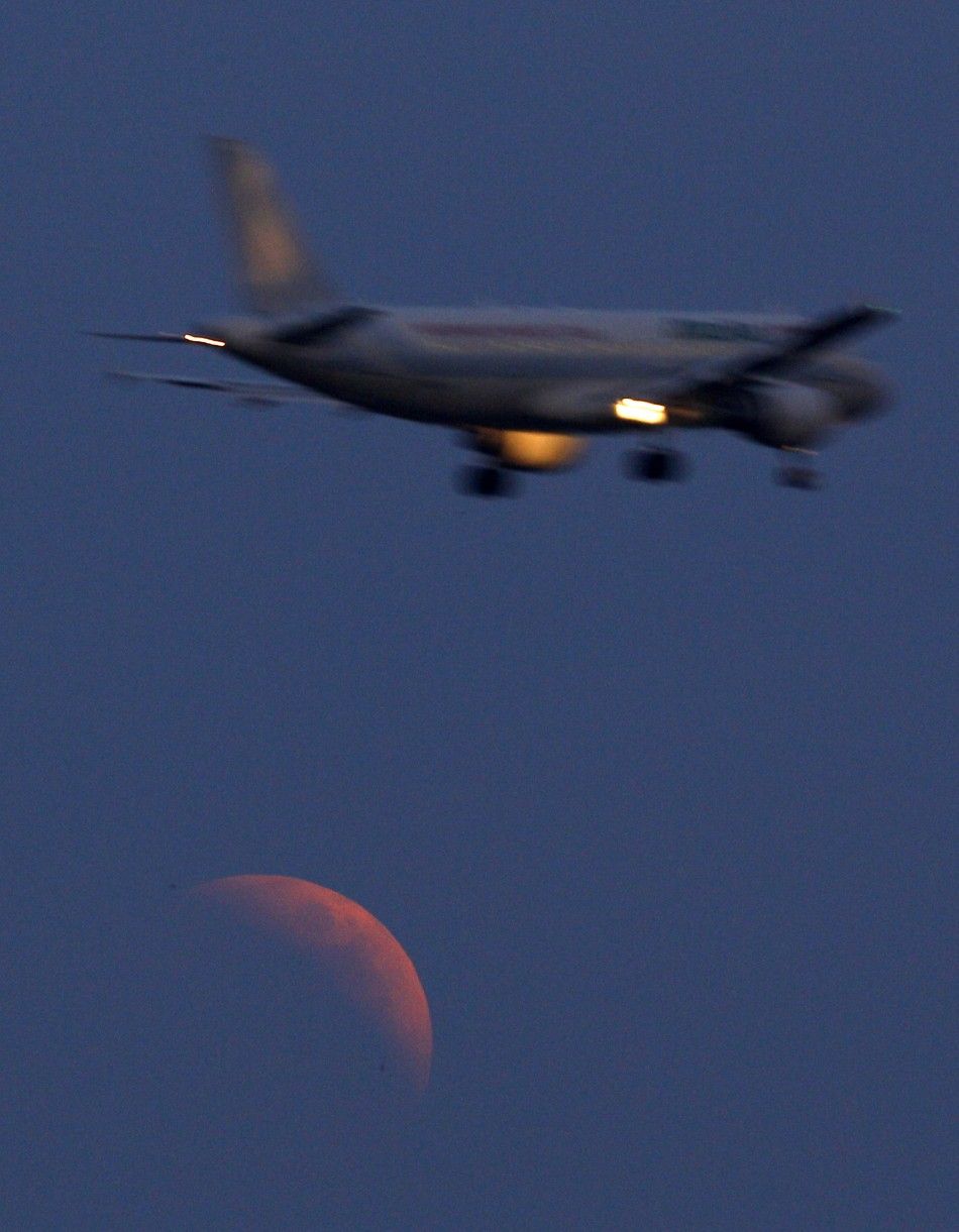 a partial lunar eclipse in Rome a partial lunar eclipse in Rome