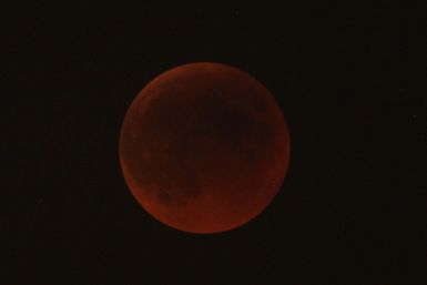 lunar eclipse as seen from Amman