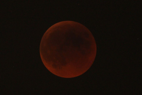 lunar eclipse as seen from Amman