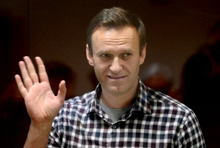 Kremlin critic Alexei Navalny during a court hearing last year