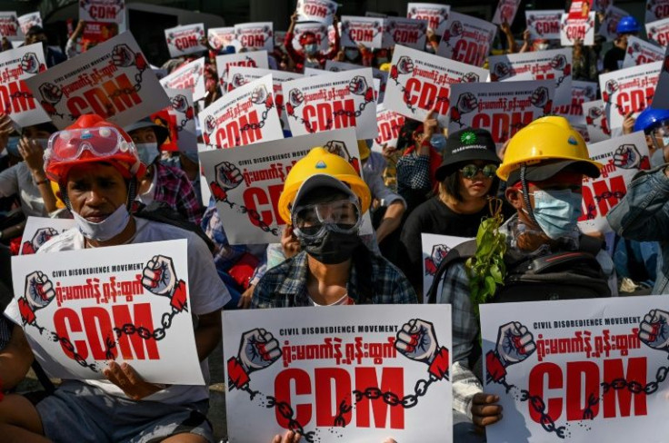 The civil disobedience movement in Myanmar has been nominated for the Nobel Peace Prize, a Norwegian supporter says